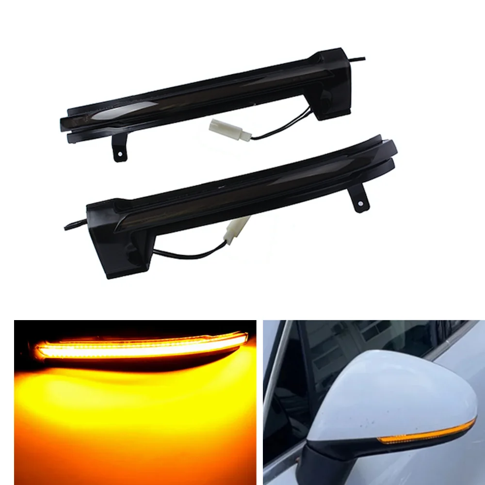 Indicatore Di Direzione Dinamico A Led Lampada Lampeggiante A Specchio Laterale Per Vw Touareg 7P 2011 245Ps Rline/Touareg Ii 7P 2010-2018Accessori Pe
