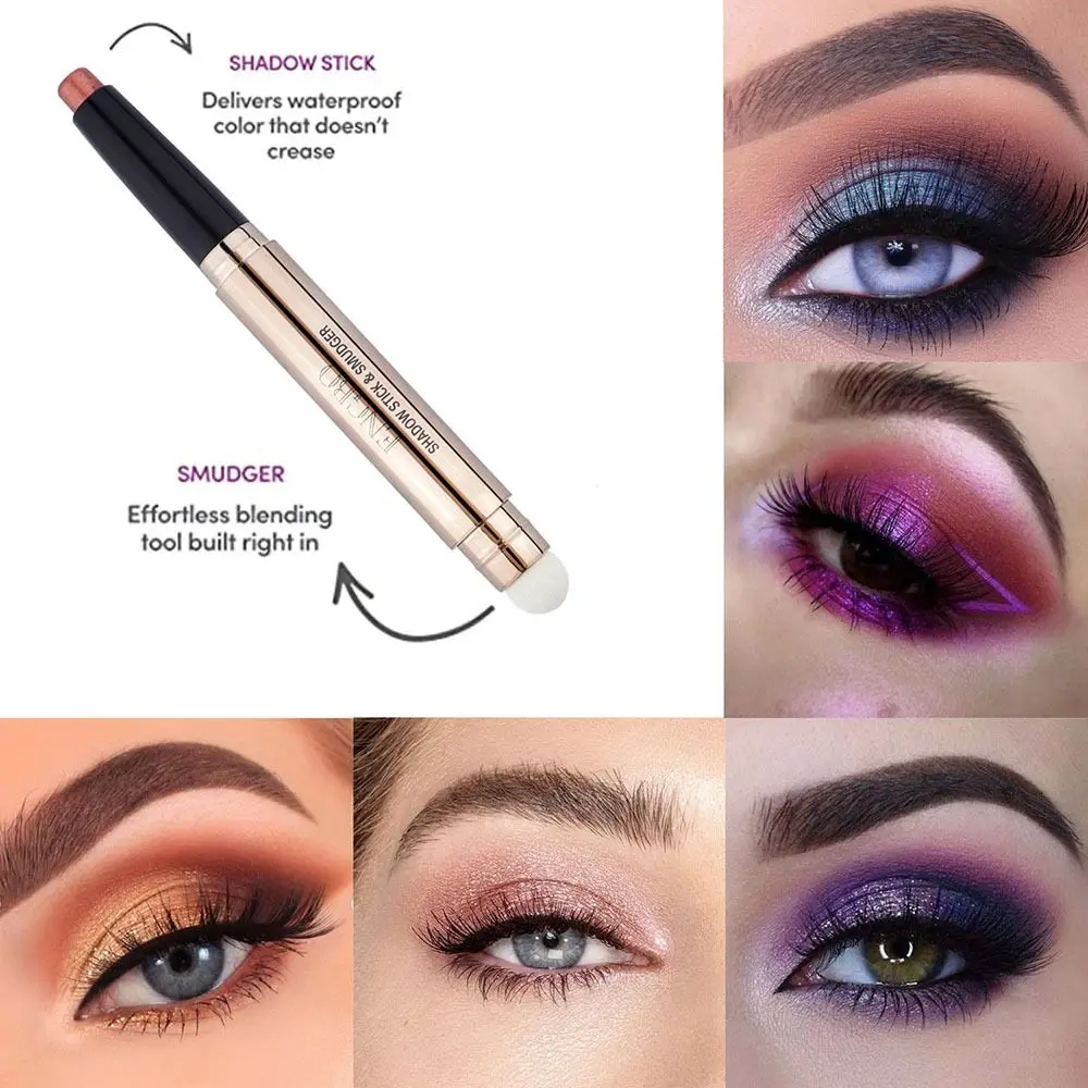 Con Punta In Spugna Ombretto Stick Portatile Morbido Impermeabile Ombretto Evidenziatore Liscio Illuminante Cremoso Ombretto Matita Donna