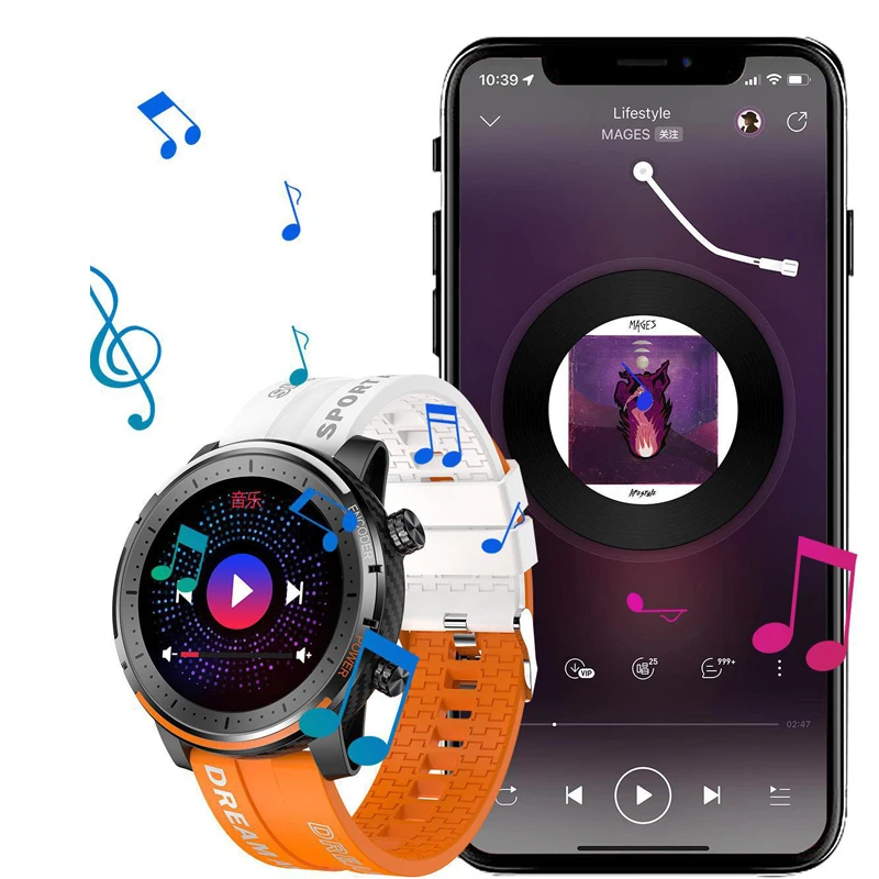 Per Nubia Redmagic 7 Samsung Galaxy S20Fe New Smart Watch Men Full Touch Screen Sport Fitness Watch Ip67 Bluetooth Impermeabile