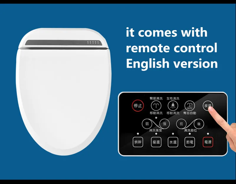 Sedile Wc Riscaldato Intelligente Telecomando Bidet Intelligente Sedili Wc Wc Sitz Armadio Acqua Coperchio Coperchio Wc Automatico Femmina