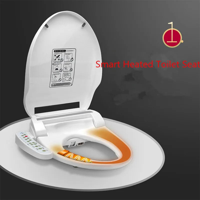 Intelligente Riscaldata Tipo Wc Sedile Del Water Caldo Istante Sitz Automatico Intelligente Coperchio Del Wc Copertura Elettrica Bidet Copertina No Se
