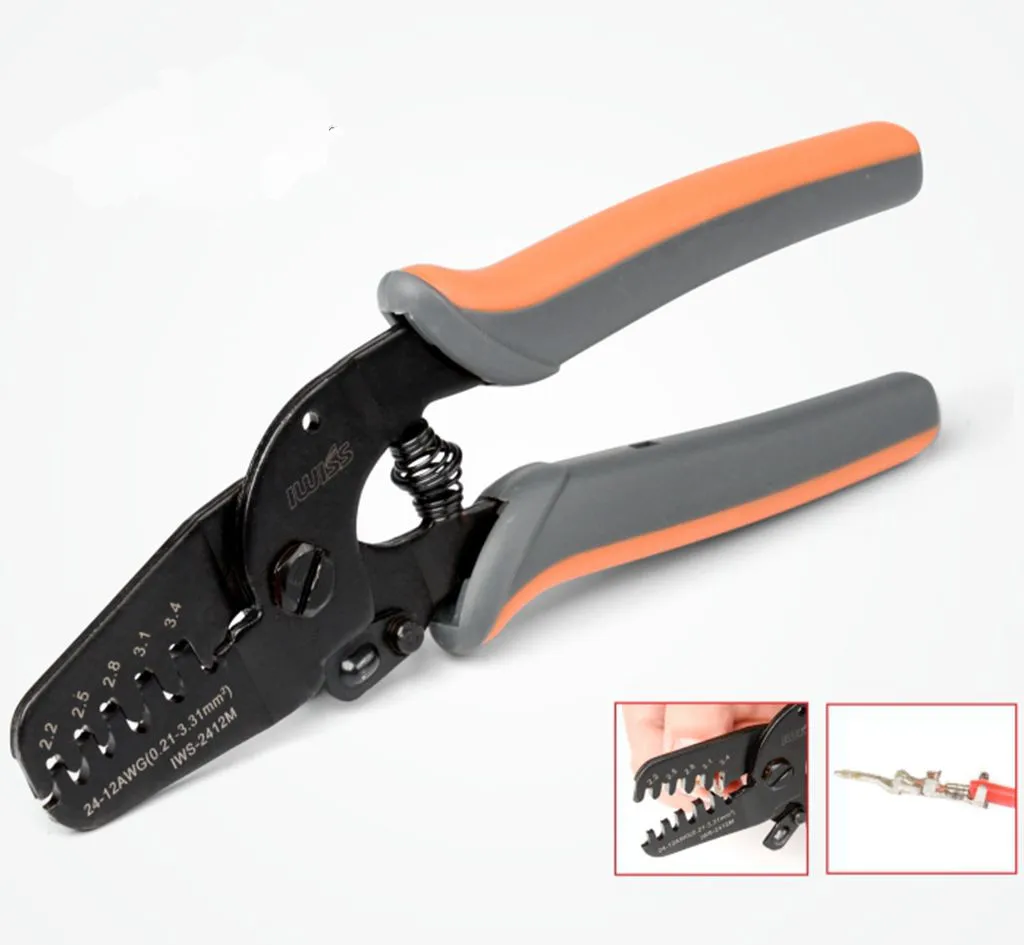 1 Pz Multi Function Wire Cutter Open Barrel Crimping Tools Pinze Per 28-20Awg Jam, Molex, Tyco, Jst Crimper Terminal/Connettori