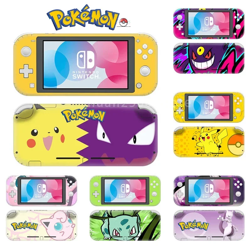 Pokemon Pikachu Gengar Nintendo Switch Skin Sticker Decal Per Nintendo Switch Lite Protector Nintendo Switch Lite Skin Sticker