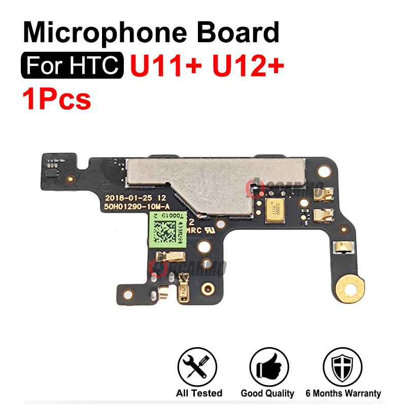 Per Htc U11 + U12 + U12 Plus Microfono Mic Small Board Flex Cable Parti Di Ricambio