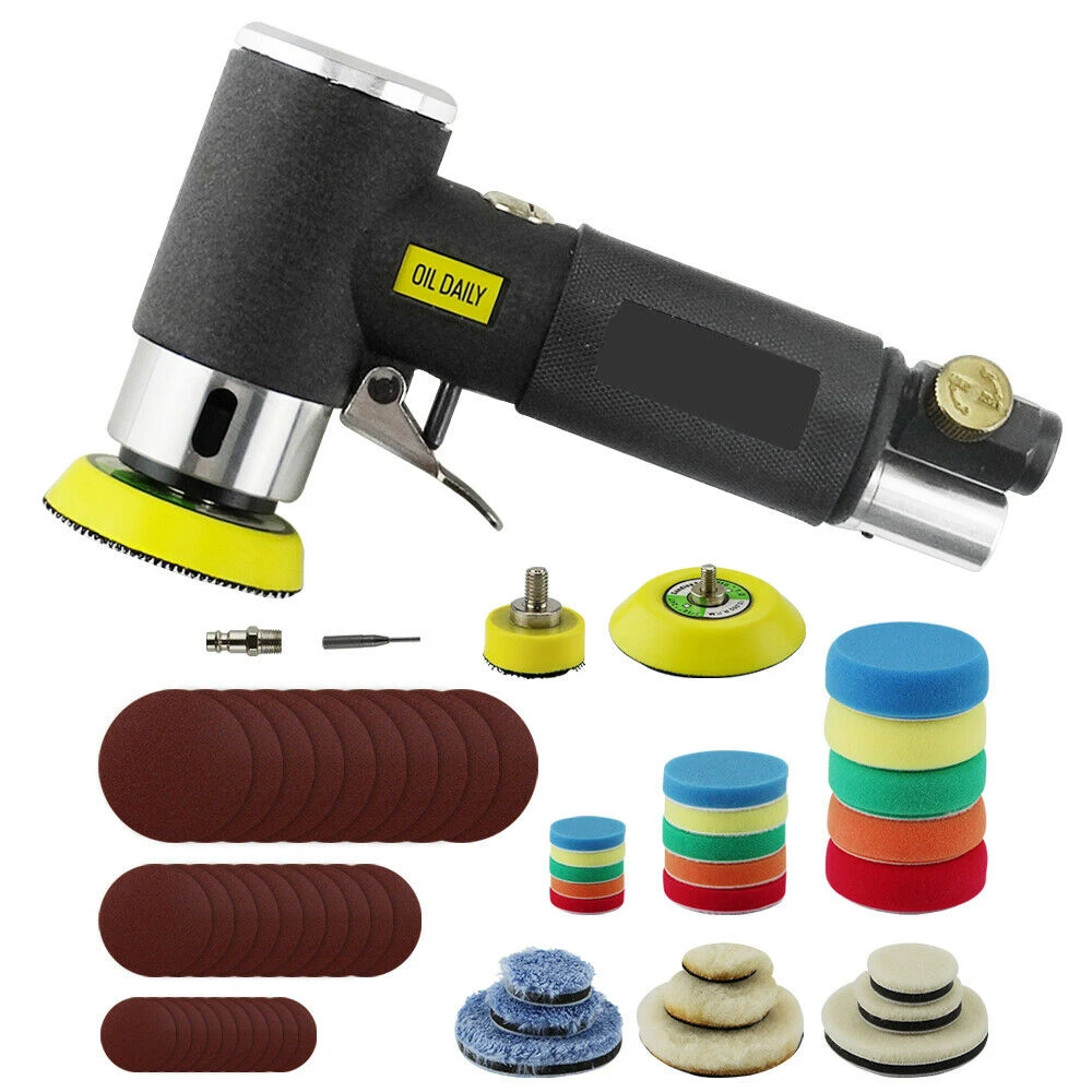 1 ''2'' 3 ''Mini Levigatrice Pneumatica A Doppia Azione Levigatrice Orbitale Ad Aria Casuale Smerigliatrice Levigatrice Pneumatica Levigatrice Pneumat