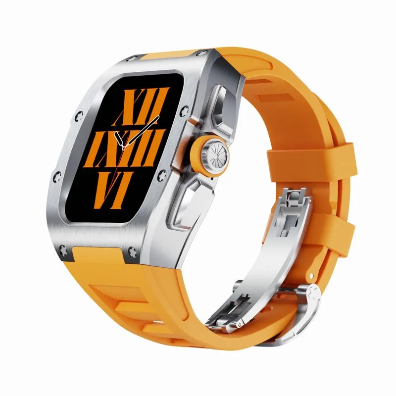 Per Apple Watch Case Apple Watch Charm 44/45Mm Apple Watch Strap Fit Applewatch S8/7/6/5/4/Se Applewatch Band