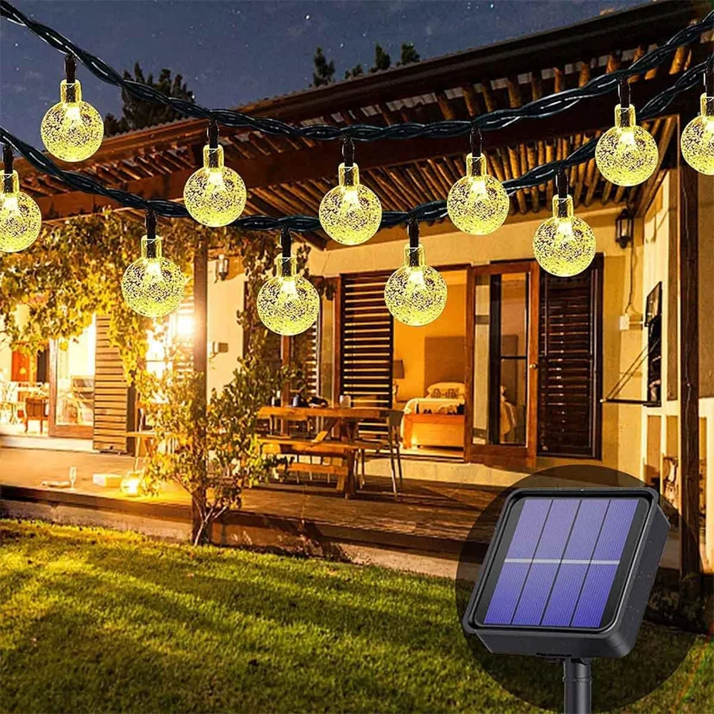 Globe String Lights Solar Fairy Lights 8 Modalità Mini Globe Lights Per Indoor Outdoor Bedroom Party Wedding Garden Tree Decor 472