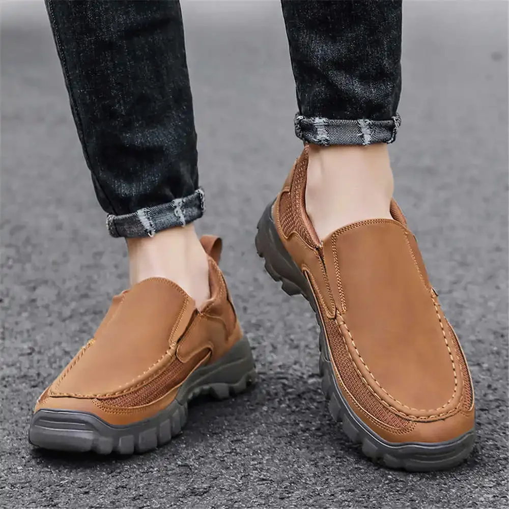 Senza Lacci Sneakers Con Punta Tonda Gold Spring Vulcanize Cool Shoes For Men Trainers Men Designer Sport Leading Footwears