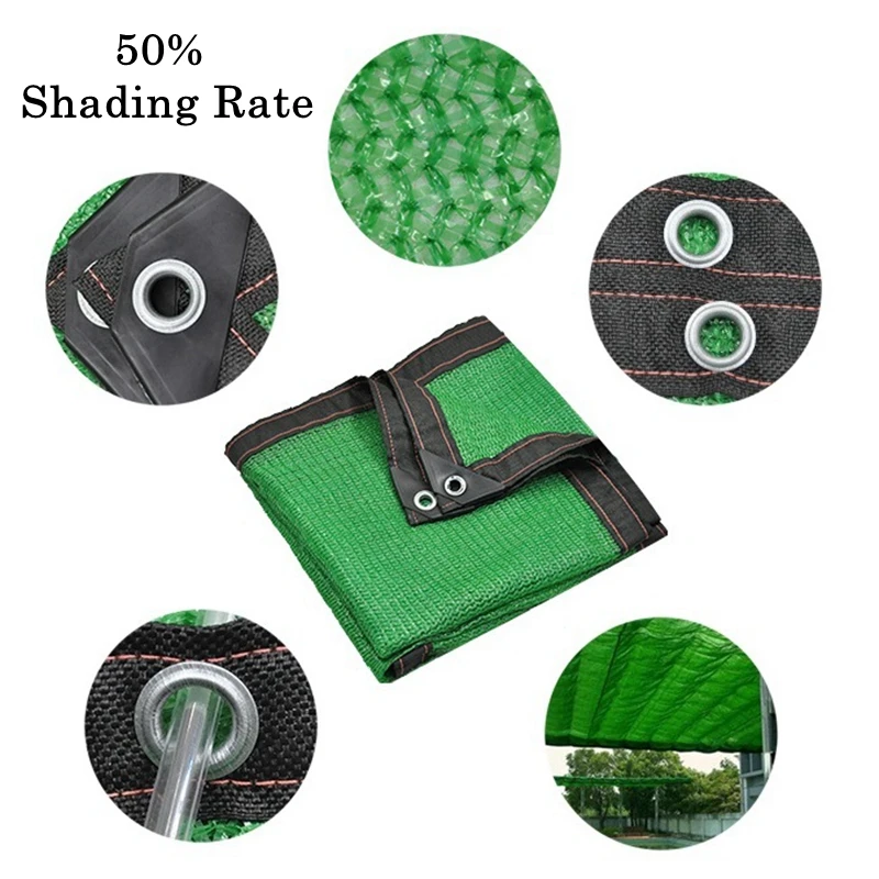 Verde Tenda Da Sole Net Balcone Pianta Da Fiore Succulenta Riparo Per Il Sole Tasso Di Ombreggiatura 50% Anti-Uv Tende Da Sole Per Piscine 2/3 M Di La