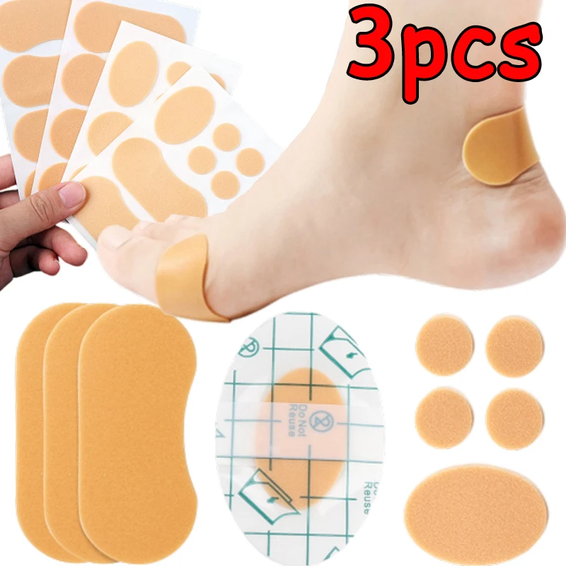 1-3 Pezzi Protezioni Per Tallone In Gel Adesivo Per Scarpe Cerotti Per Piedi Idrocolloidi Morbidi Cuscinetti Per Blister Adesivi Fodera Per Tallone So