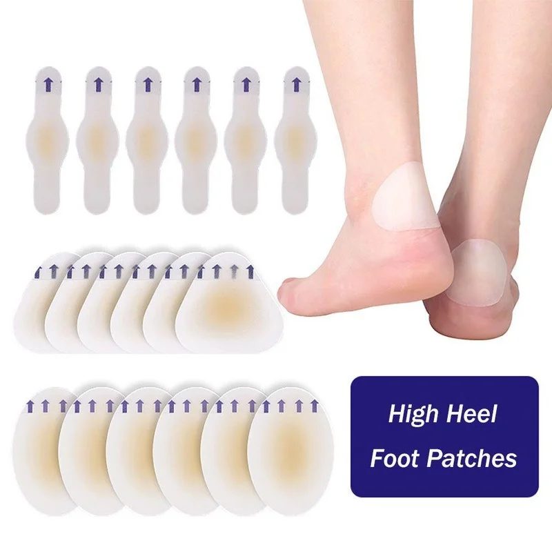 5 Pz/Set Blister Bende Impermeabile Cerotto Idrocolloide Adesivo Anti-Usura Tallone Gel Adesivo Antidolorifico Pedicure Patch Pad