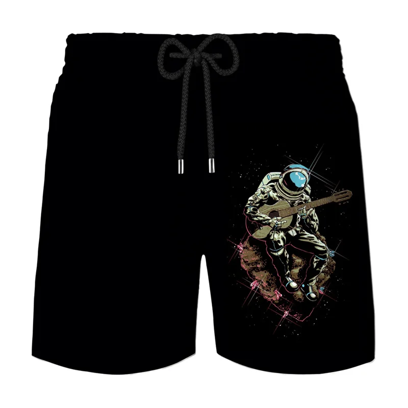3D Astronaut Graphic Board Shorts Pantaloni Uomo Hawaii Beach Shorts Summer Bermuda Surf Quick Dry Ice Shorts Costume Da Bagno Costume Da Bagno