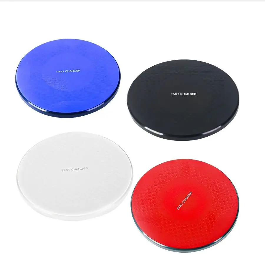 Caricabatterie Wireless Veloce Da 10W Per Xiaomi Mi11 Pro Samsung Galaxy S9 + Airpods Pro Pad Di Ricarica Per Iphone 13 Mini Huawei Nova 3I