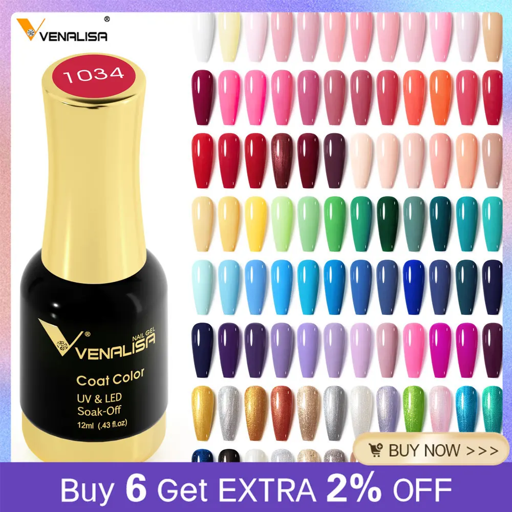 Venalisa Smalto Gel Per Unghie 12Ml Smalto Per Unghie Smalto Per Gel Di Colore Splendido Soak Off Uv Led Smalto Per Unghie Smalto Per Unghie A Copertu