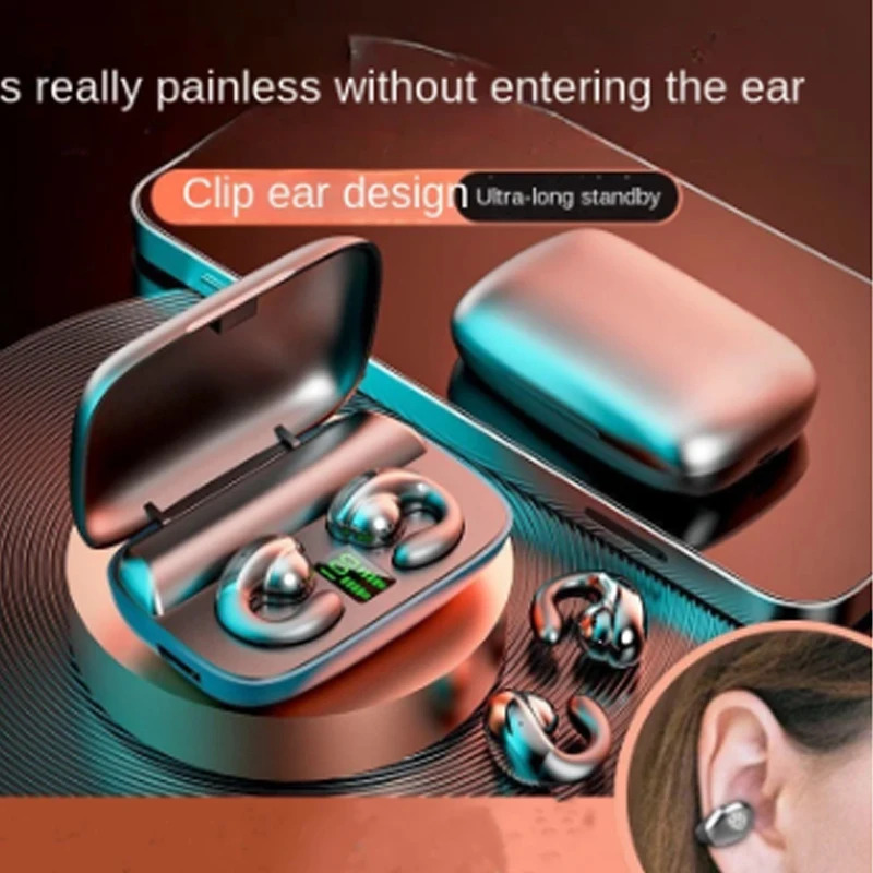 Cuffie Con Clip Per L'Orecchio Cuffie Bluetooth A Conduzione Ossea Cuffie Sportive Tws Per Moto G6 Motorola Moto E30 Asus Zenfone 4 Max Asus
