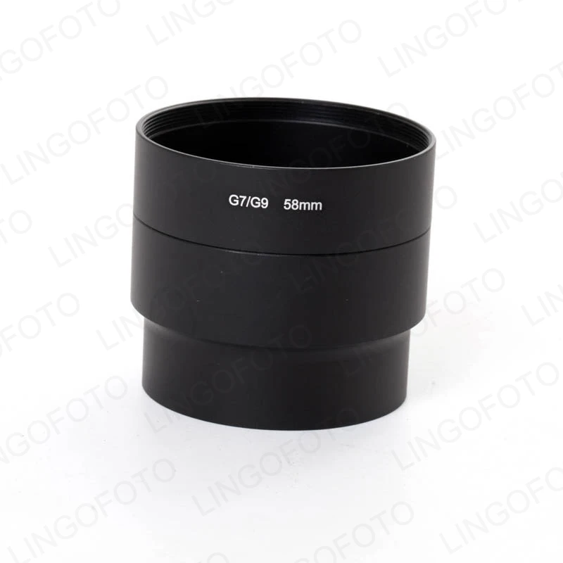 58 Millimetri Adattatore Filtro Per Canon Powershot G9 O G7 Lc8350