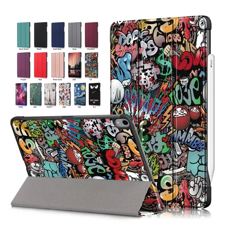 Per Ipad 10Th Generacion 2022 Custodia Stand Smart Hard Pc Cover In Pelle Funda Per Ipad 10.2 10.9 Pollici Funda Per Ipad 8 9 Cover
