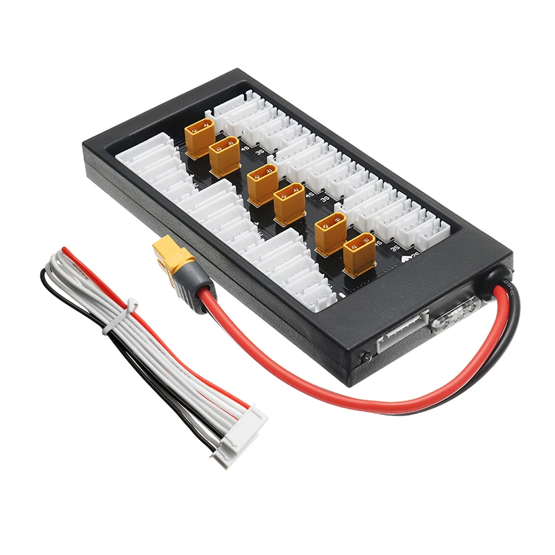 Xt60 Plug Input Scheda Di Ricarica Parallela Xt30 Plug Output Per Isdt Q8 D2 Q6 T6 Lite Toolkitrc M6 M8 Charger
