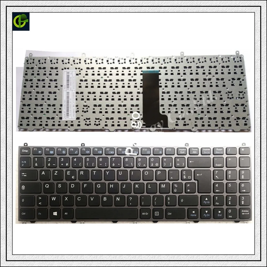 Francese Azerty Tastiera Per Il Dns Clevo W650Eh W650Srh W650 W655 W650Sr W650Sc R650Sj W6500 W650Sj W655Sc W650Sh Mp-12N76Su-430 Fr