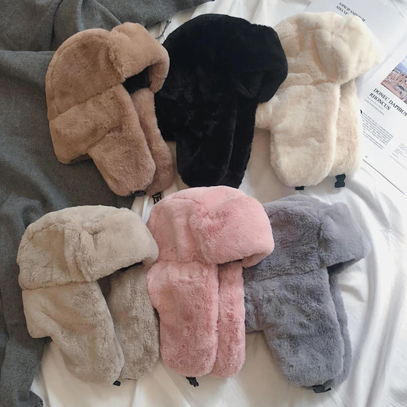 Cappello Da Donna Cappelli Invernali Cappello Ushanka Per Donna Berretto Freddo Addensato Cappello Caldo Cappello Frangivento Cappello Caldo Cappello 