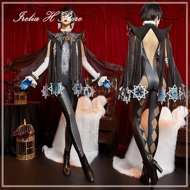 Irelia H Store Baionetta 2 Bayonetta Costume Cosplay Bayonetta Nero Sexy Tuta Gioco Battaglia Costume Cosplay