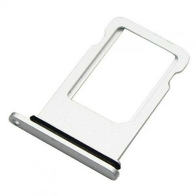 Vassoio Sim Per Iphone X Adattatore Micro Card Side Nano White Silver # Apple Iphone X (Iphone 10, Iphone Ten, Iphone Edition, Iphone Pro, A1865, A190