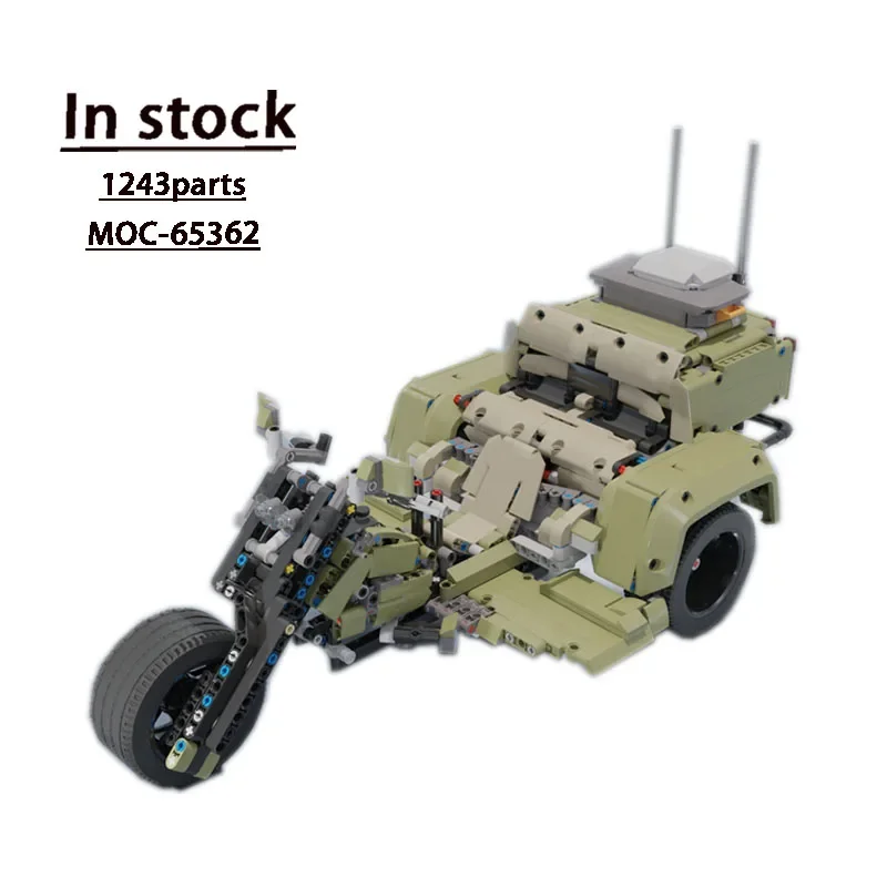 Moc-65362 Commando Trike Assembly Stitching Building Block Model Moc Creative Building Block Model Boy Kids Birthday Toy Gift