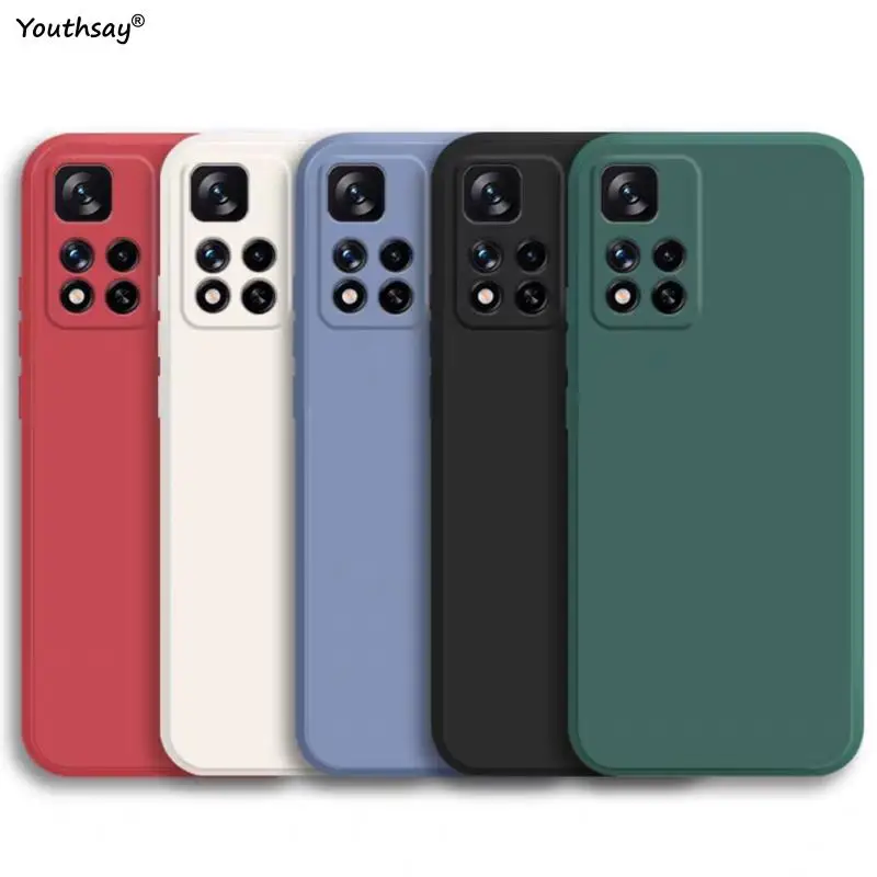 Per Redmi Note 11S 5G Custodia Per Xiaomi Redmi Note 11S 5G Cover Paraurti Morbido In Silicone Liquido Per Redmi Note 11S 5G