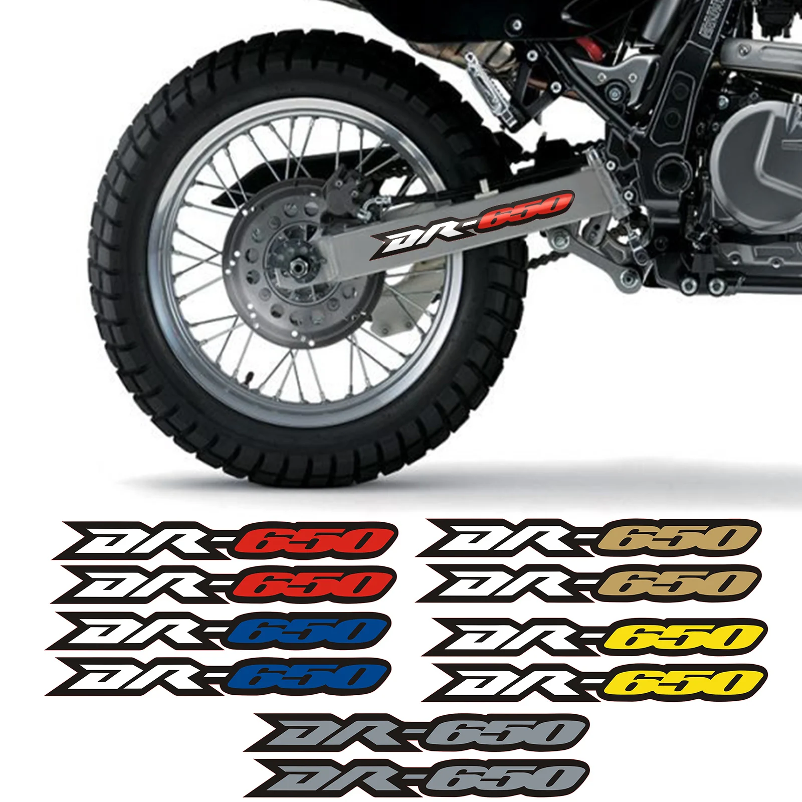 Adesivi Forcellone Decalcomanie Strisce Per Suzuki Dr 650 Dr 650S Dr 650Se Dr 650Ser