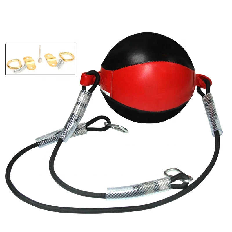 Speed Bag Boxing Punching Reflex Ball Wall Mount Leather Boxing Speed Bag