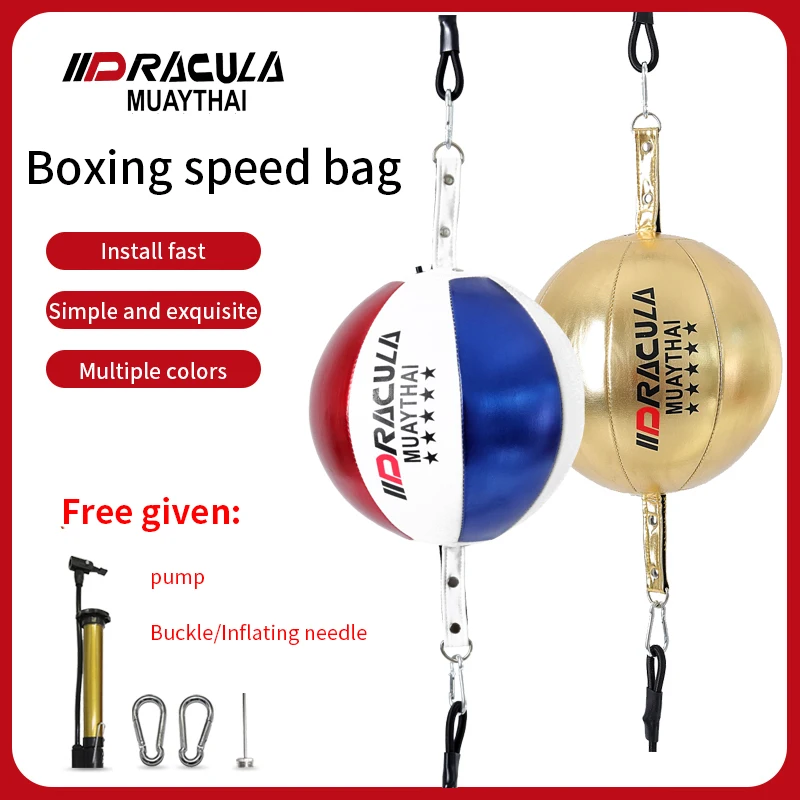 Dracula Personalizzato Pu Sferico Gonfiabile Boxe Speed Bag Training Ball Muaythai Punzonatura Palla Kickboxing Allenamento Di Reazione