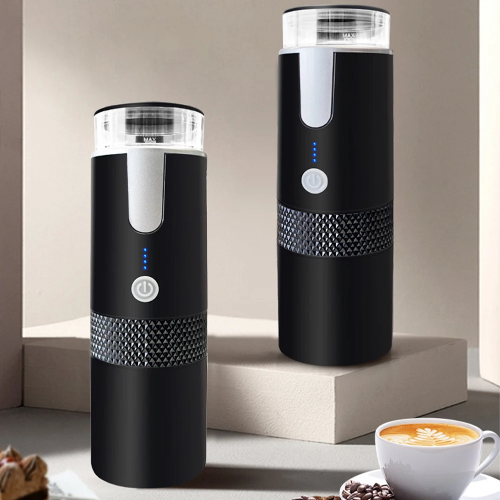 Macchina Da Caffè Portatile Da 170Ml Macchina Da Caffè Per Auto Macchina Da Caffè Compatibile Con Capsule E Caffè Macinato Per Escursioni In Campeggio