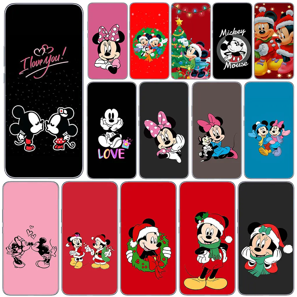 Mickey Minnie Mouse Natale Per Motorola Moto One G8 G7 Play Action Fusion Plus Power Vision Zoom Hyper Macro Cover Case