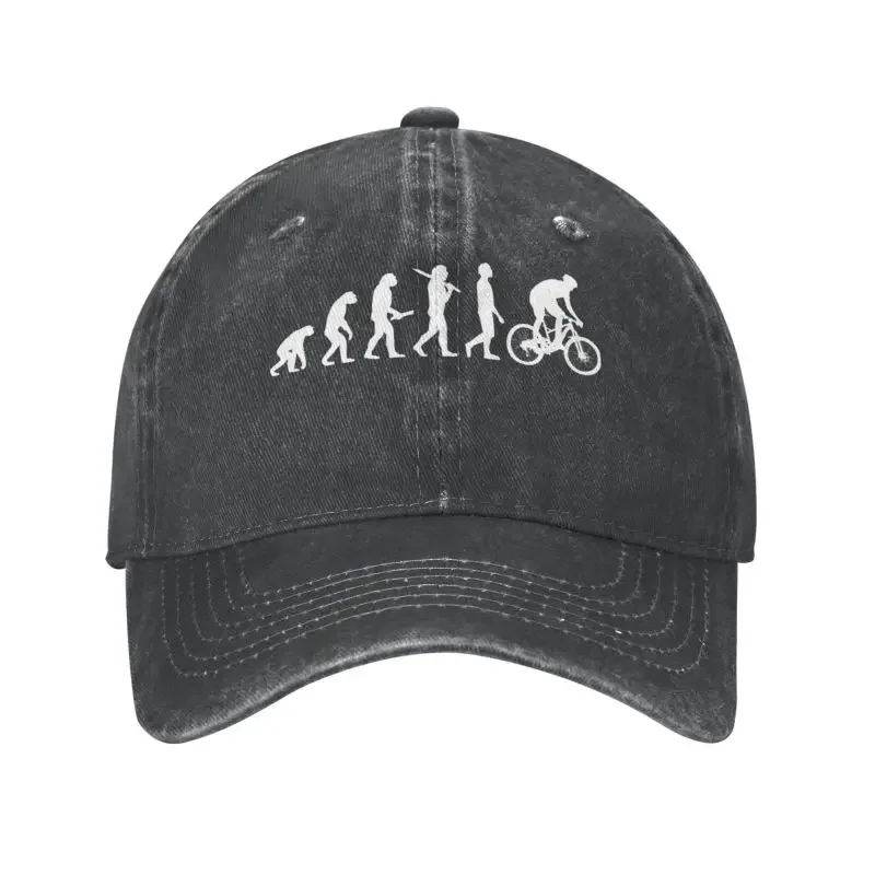 Personalizzato Cotone Divertente Mountain Bike Evolution Berretto Da Baseball Sport Donna Regalo Da Uomo Per Mountain Bike Mtbbike Ciclista Cappello