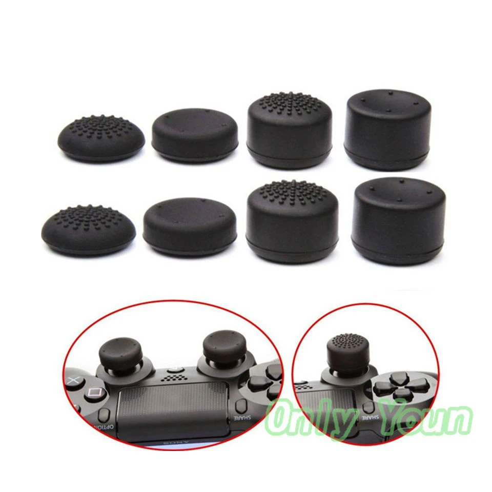 Aipinchun 10 Sets Migliorata Analogico Thumbstick Joystick Grip Tappi Di Copertura Extra Alta Miglioramenti Per Sony Playstation Ps4 Controller