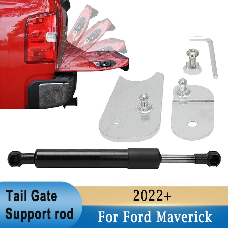 Per Ford Maverick 2022 + Portellone Assist Lift Shock Support Rod Truck Lift Assist Spring Pickup Door Soft Open Accessori