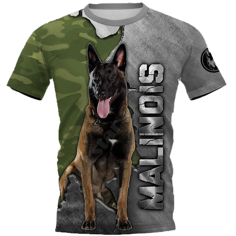 Magliette Malinois Estive 2022 Magliette Stampate All Over 3D Magliette Magliette Magliette Unisex