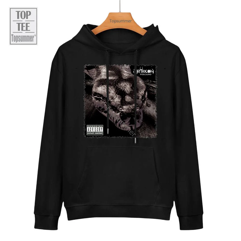 Volcano Album Felpa Satyricon Tour Felpe Con Cappuccio Donna Streetwear Moda Felpe 100 Cotone Abbigliamento