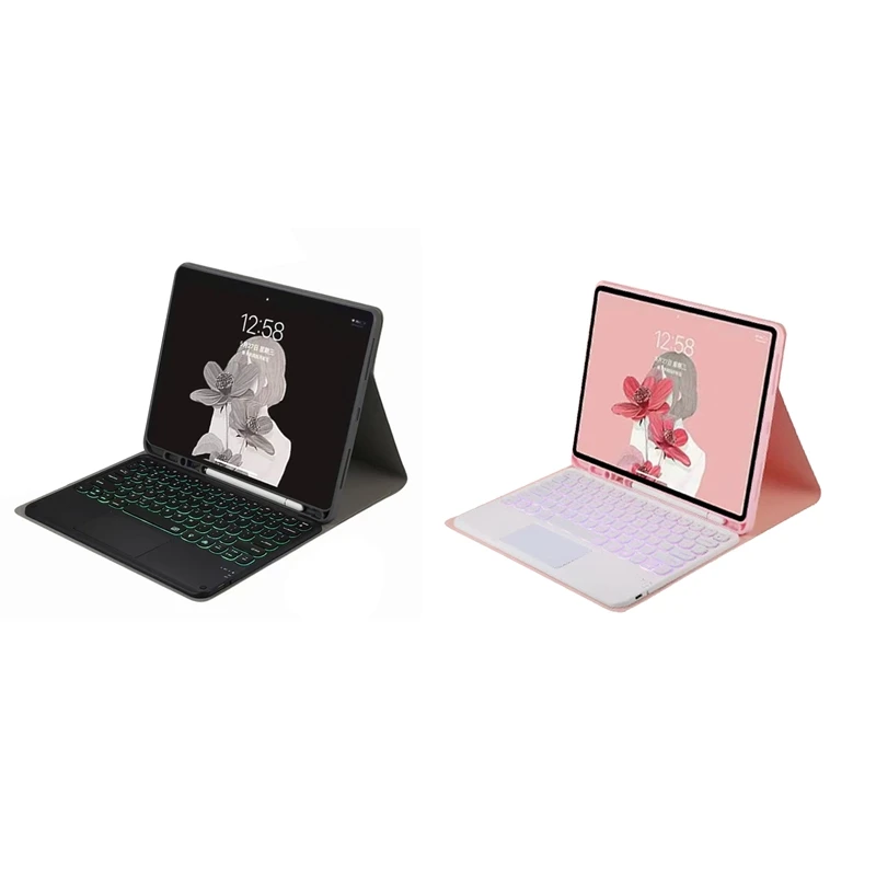 Custodia Per Samsung Tab A9 Cover 11 Pollici Sm-X210 Per Samsung Tab A9 Plus Con Tastiera Bluetooth