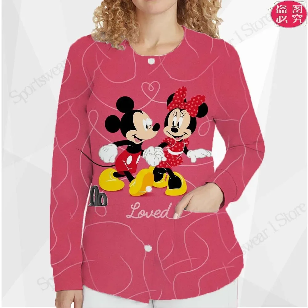 Cardigan Autunno Capispalla Girocollo Abbigliamento Invernale Abbigliamento Donna 2023 Nuovi Arrivi Tasca Cartone Animato Giacca Bottone Giacche Y2K