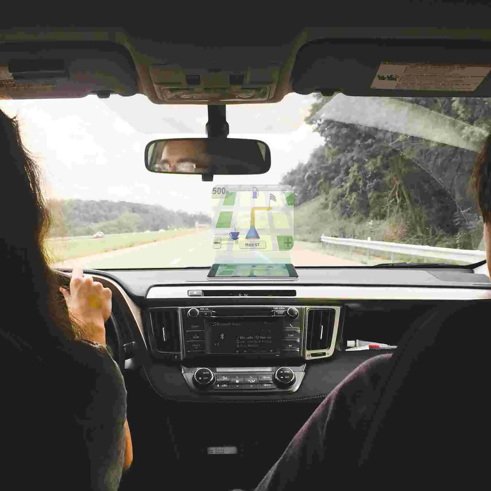 2 Pezzi Hud Pellicola Riflettente Schermo Protettivo Per Auto Heads Up Display Parabrezza Head-Up