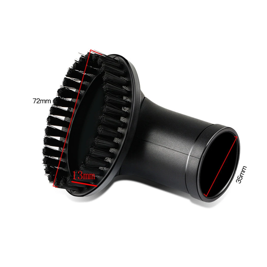 Spazzola Rotonda Da 32-35Mm Per Accessori Per Aspirapolvere Karcher Spazzola Rotonda Adattatore Per Tubo Flessibile Spazzatrice Spazzola Rotonda Strum