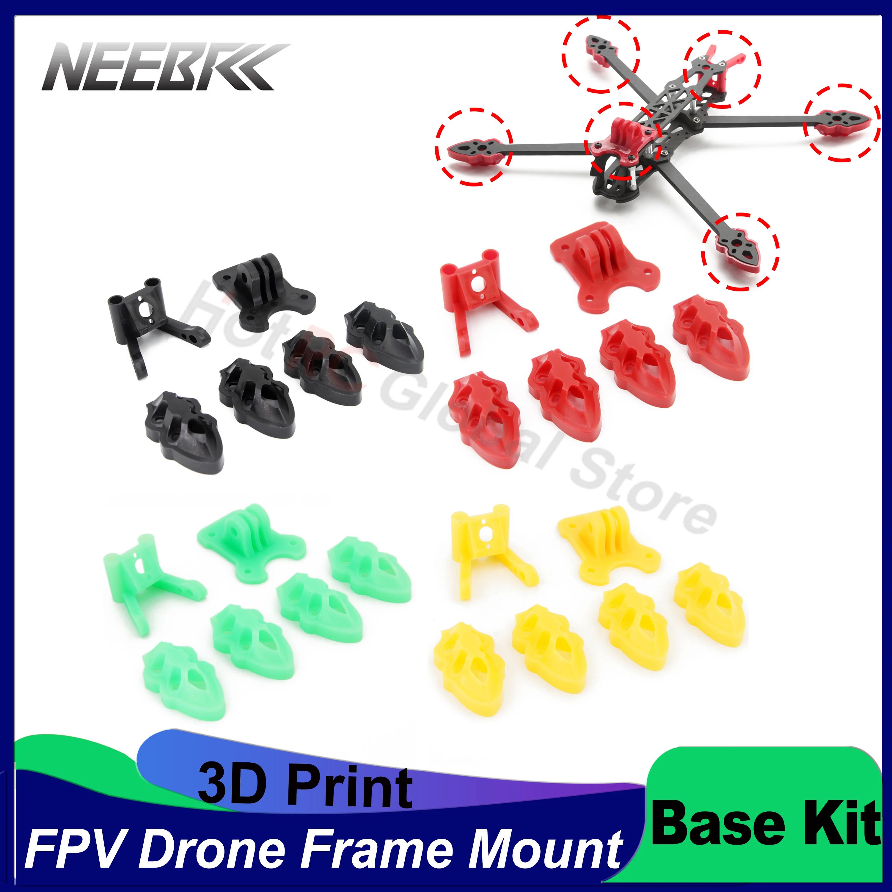 Mark4 Apex 7 Pollici 295Mm 315Mm Rc Plane Fpv Racing Drone Quadcopter Frame Montaggio Della Fotocamera/Antenna/Base Di Montaggio Del Motore Kit Di Sta