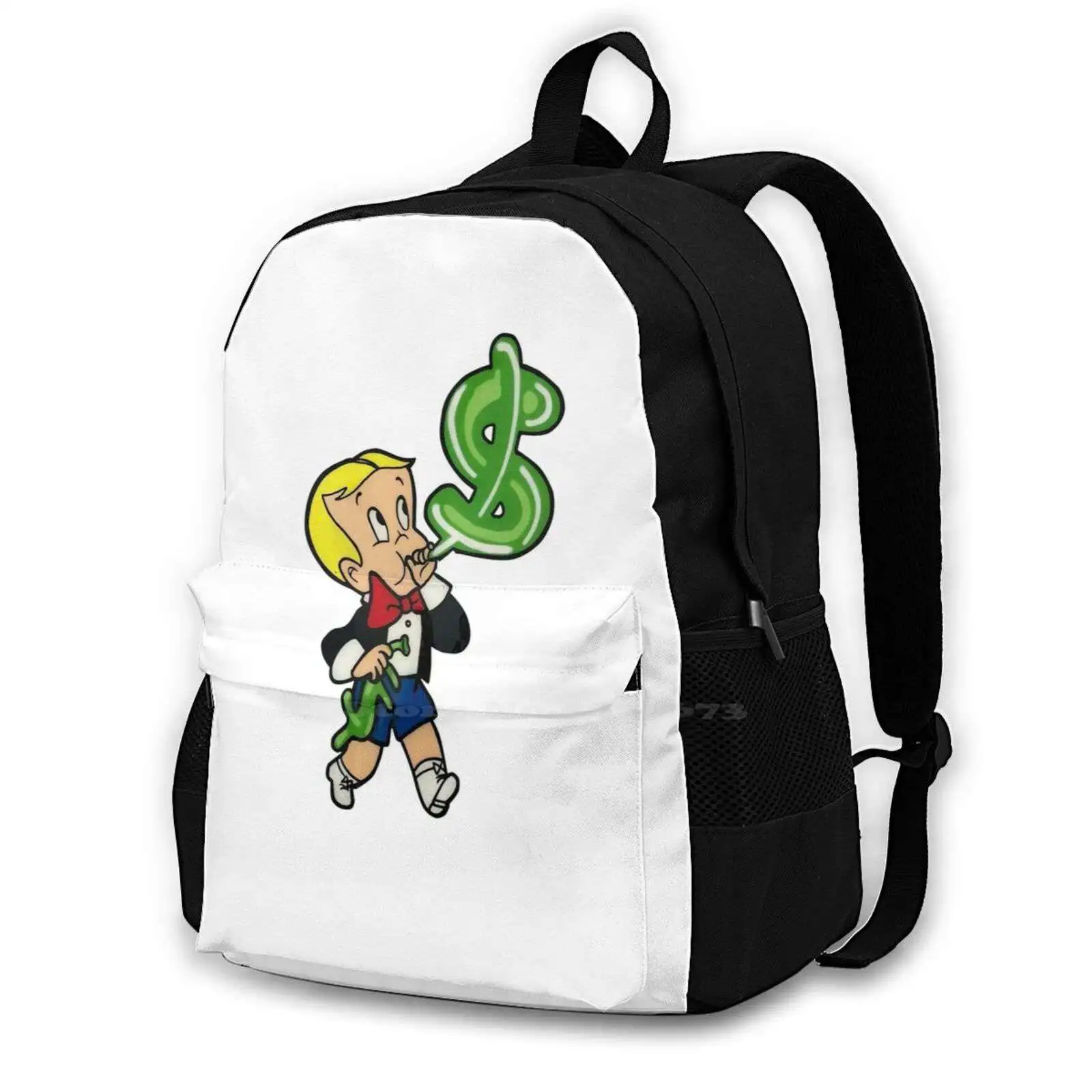 Dólares Balao Viagem Portmutil Bagpack Sacos De Escola Eden Dólares Dinheiro Pop Cultura Rua Graffiti Artista Cartoon Amor Vida
