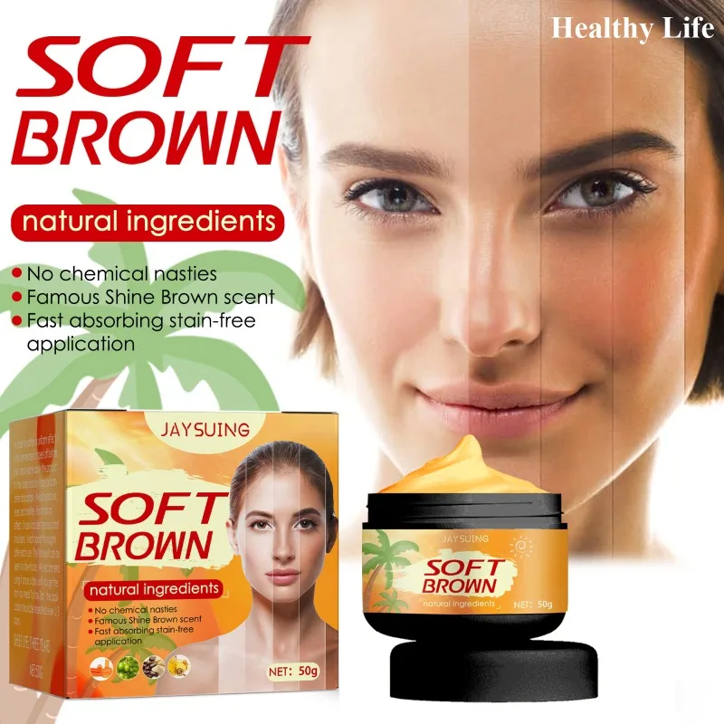 Body Fast Bronzer Oil Men Quickly Self-Abbronzante Cream For Women Brown Tan Cream Summer Beach Skin Care Face Bronzing Accelerator