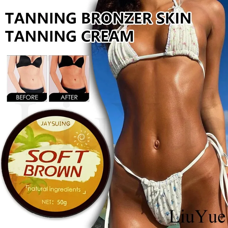 Potente Crema Abbronzante Abbronzante Crema Abbronzante Marrone Naturale Estate Uomo Acceleratore Abbronzante Donna All'Aperto Lozione Abbronzante Cor