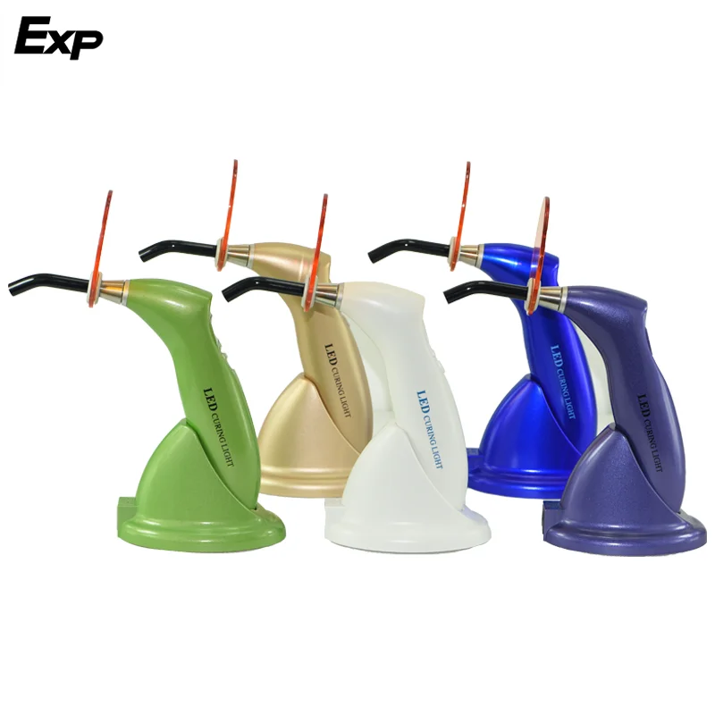 Exp Dental Small Gun Plastica Fotopolimerizzante Ricaricabile Cordless Resin Curing Dentist Tool Equipment