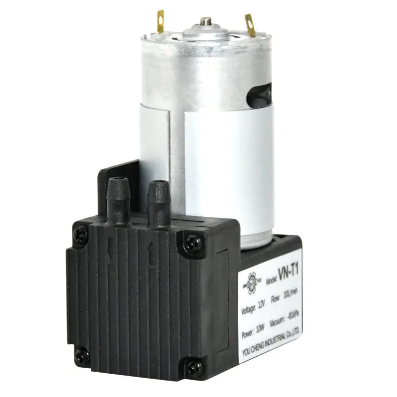 Piccola Pompa Per Vuoto A Membrana Elettrica Dc 12V/24V -81Kpa Mini Pompa Per Vuoto Pompa Per Vuoto Di Aspirazione Vn-T1