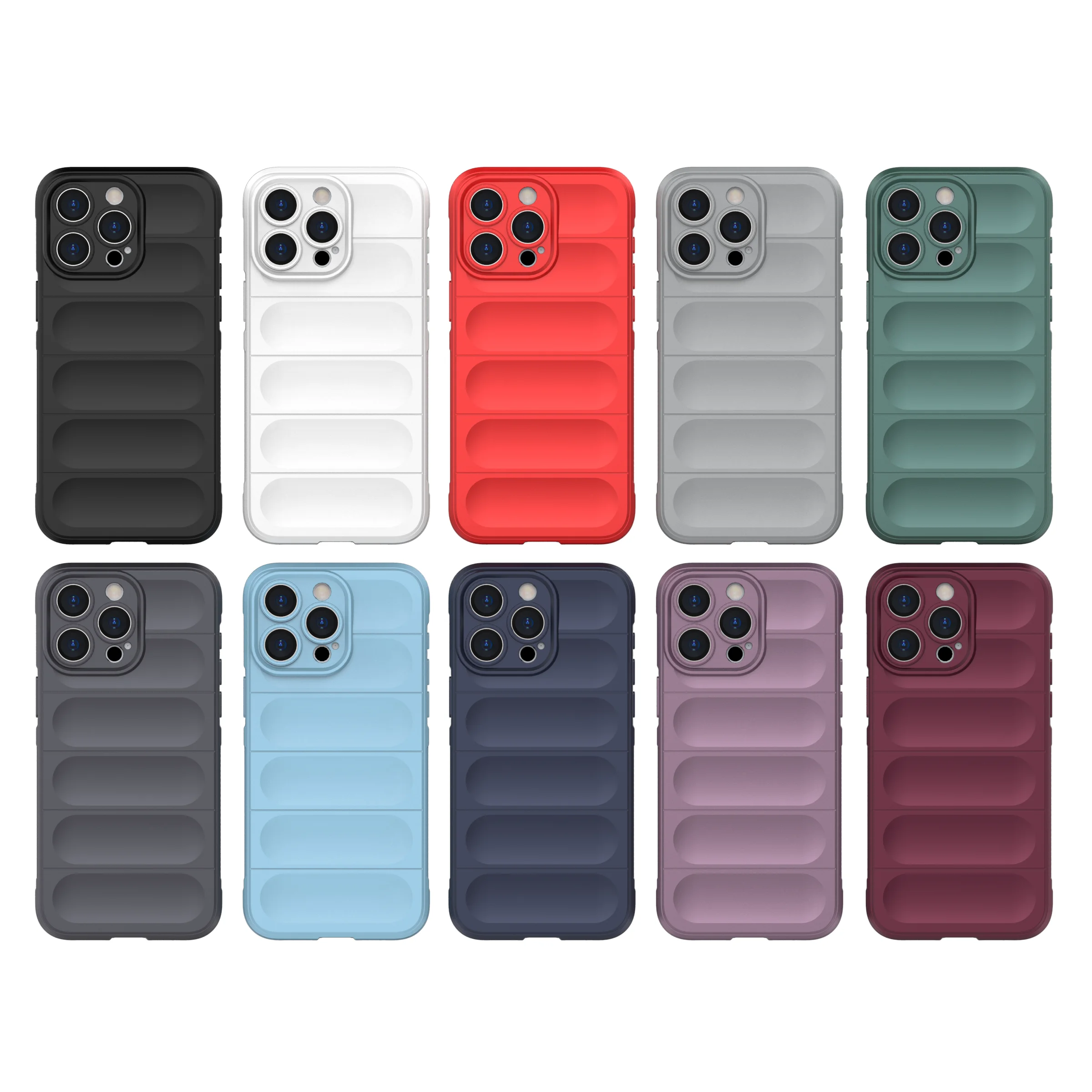 Per Iphone 15 Pro Max Cover Cover Posteriore Protettiva Antiurto In Tpu Di Lusso In Silicone Per Iphone 15 Pro Max