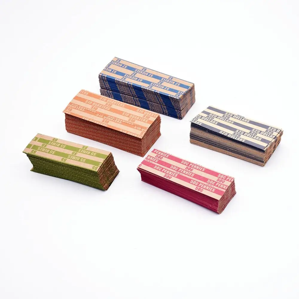 100 Pz Penny Sleeves Portamonete 100 Quarti Involucri 50 Penny Wrappers Penny Coin Wrappers Tutte Le Monete